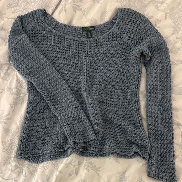 Ralph Lauren Linen/cotton Sweater Top - Picture 2 of 5